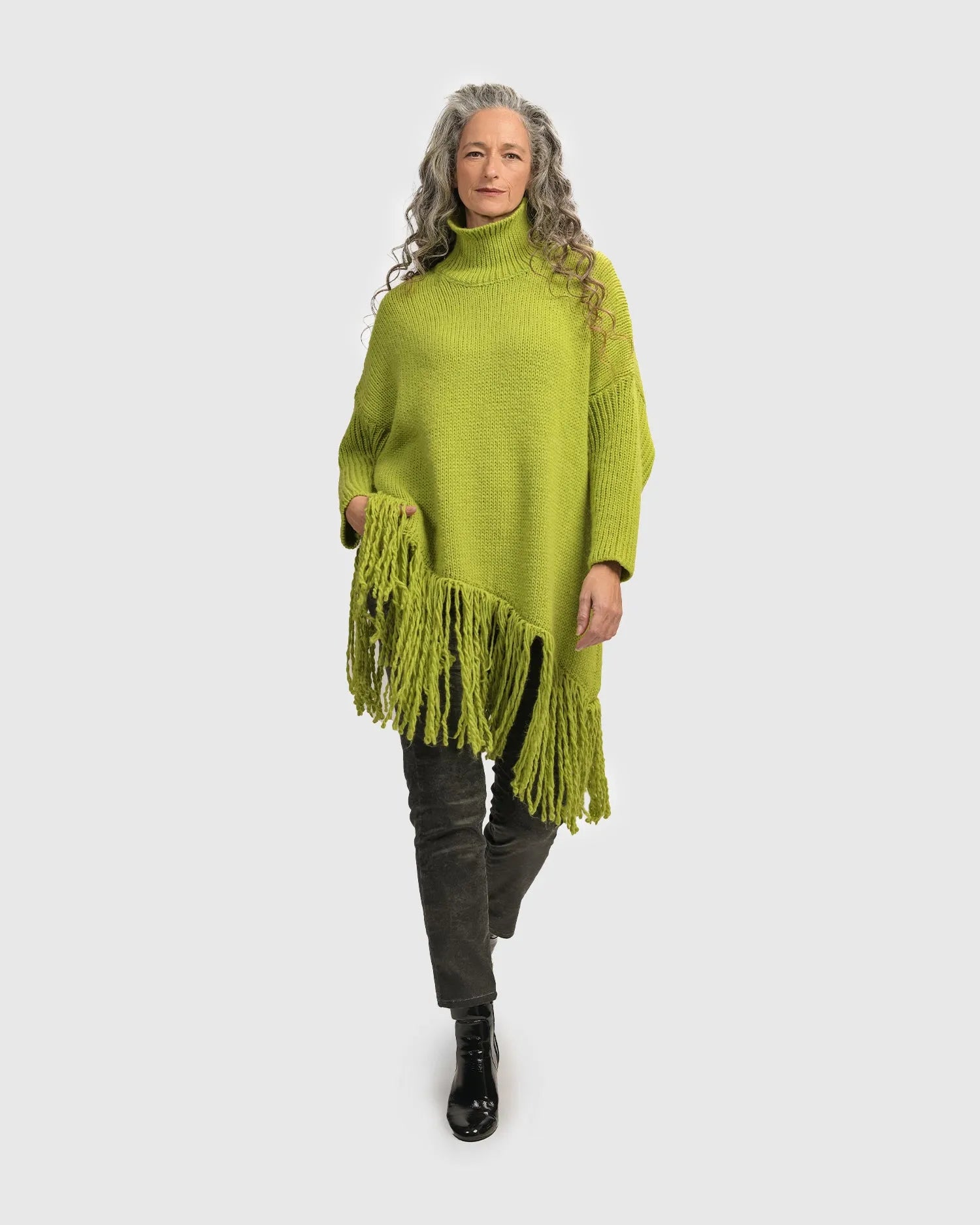 Long turtleneck tunic hotsell