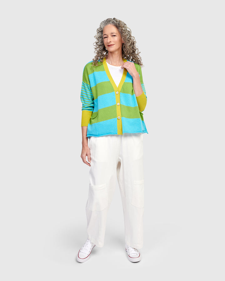 Gumdrop Cardigan, Stripes