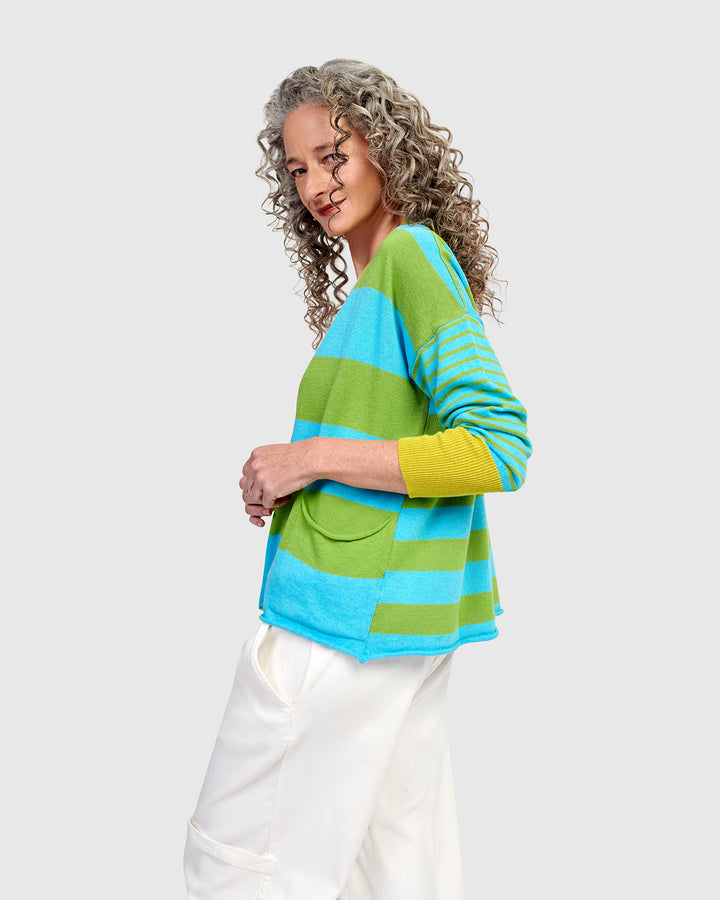 Gumdrop Cardigan, Stripes