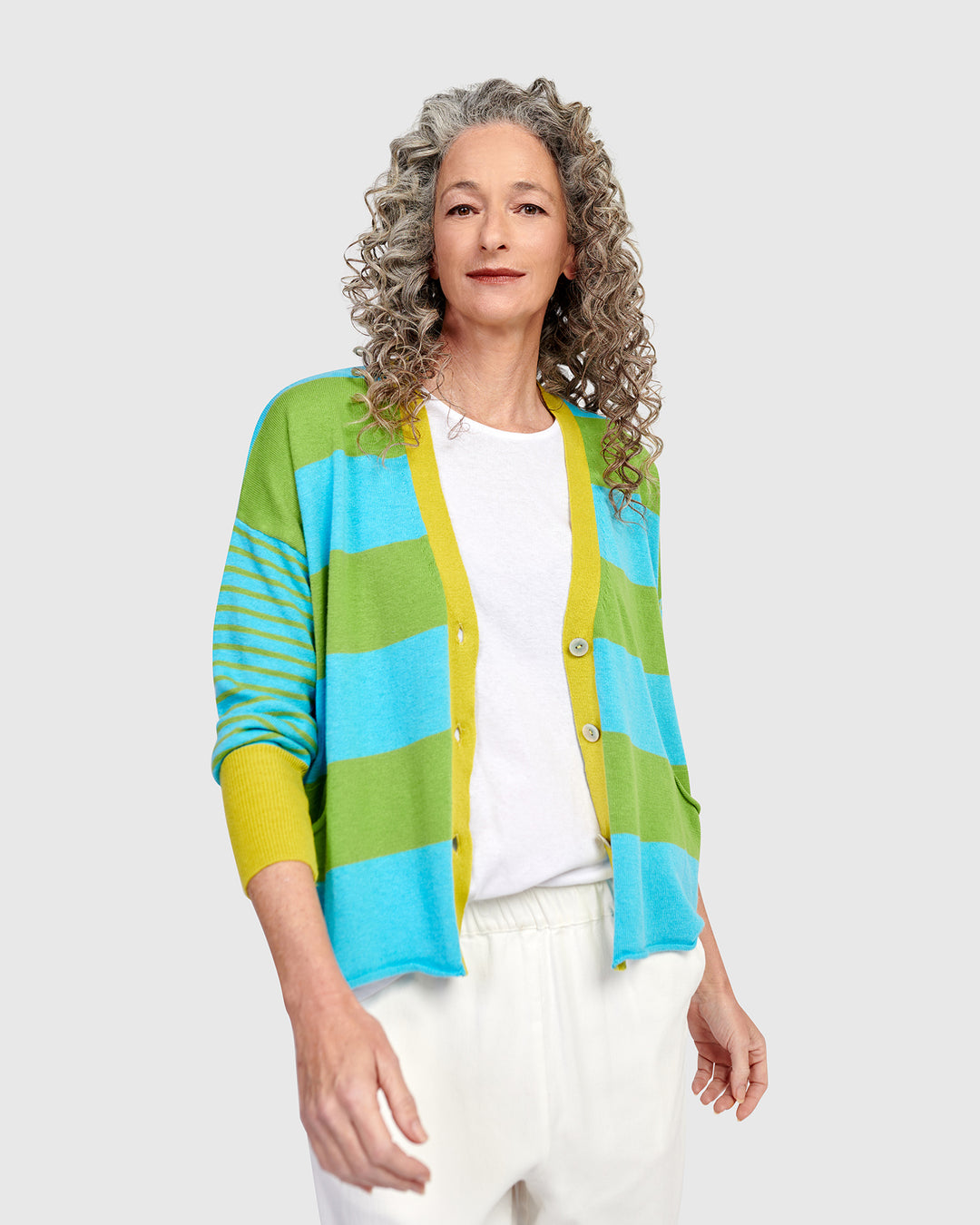 Gumdrop Cardigan, Stripes