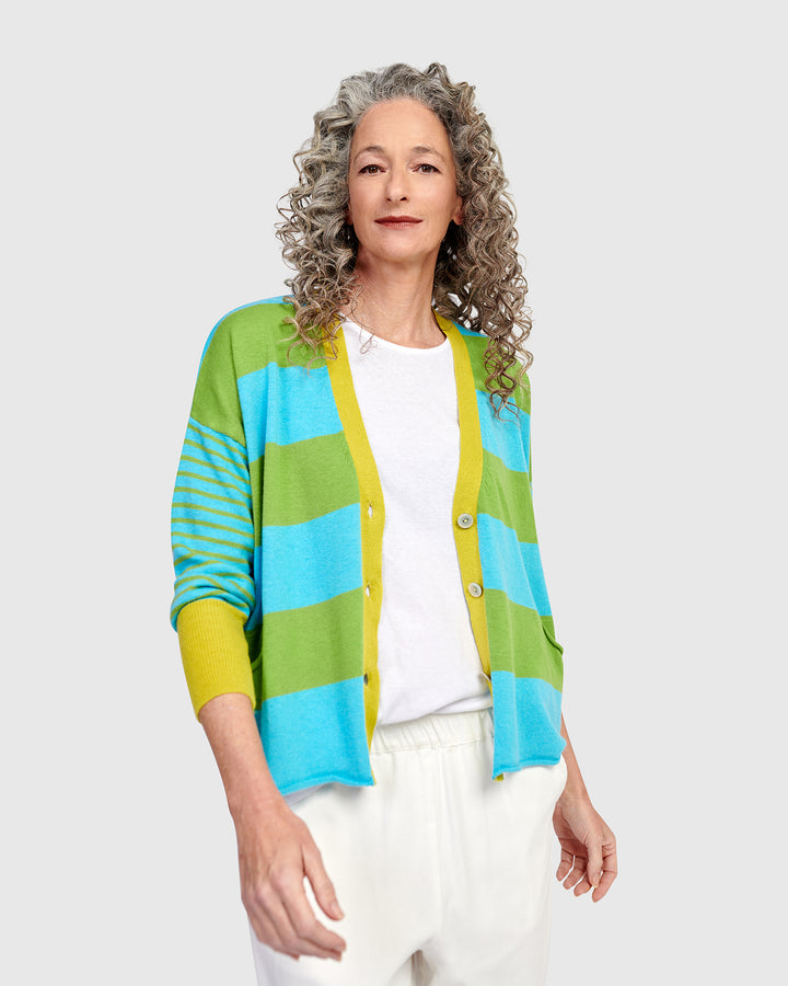 Gumdrop Cardigan, Stripes