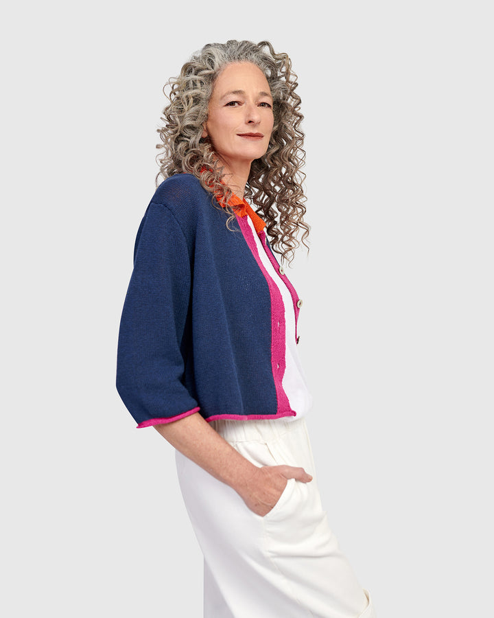 Coco Cardigan, Navy