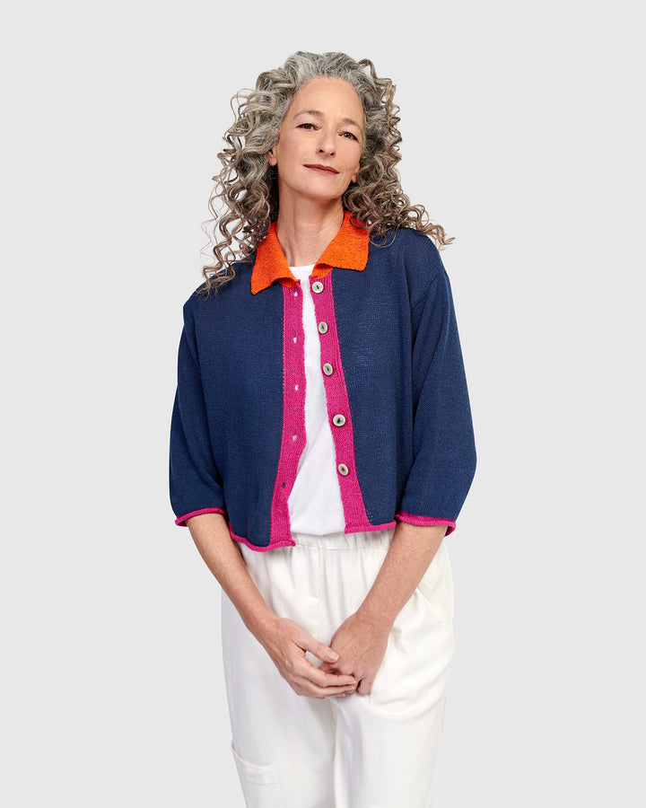 Coco Cardigan, Navy