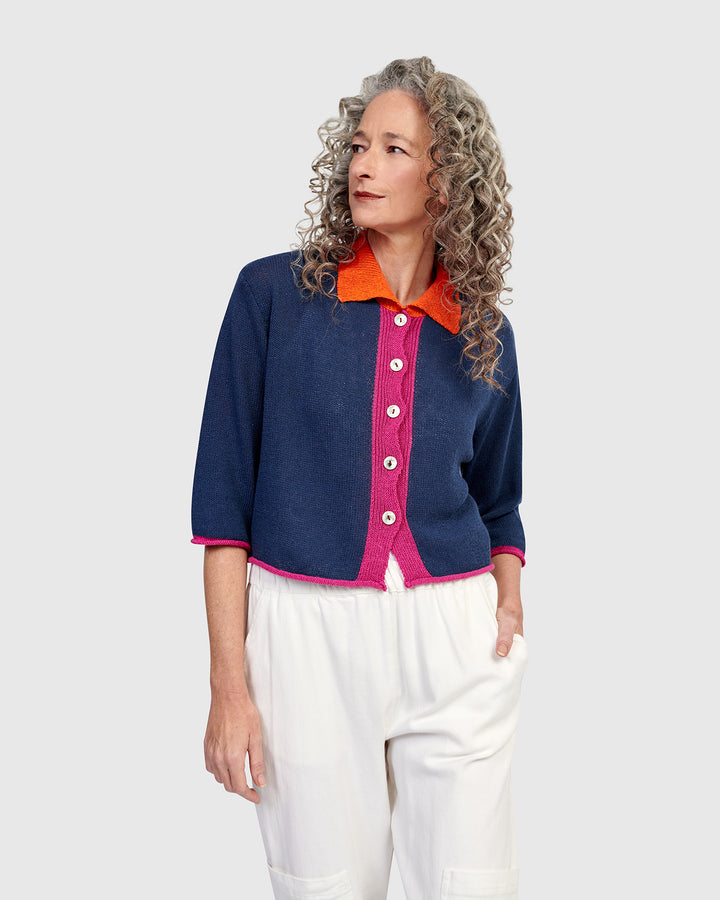 Coco Cardigan, Navy