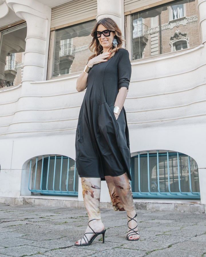 Tekbika Ines Cocoon Dress, Black