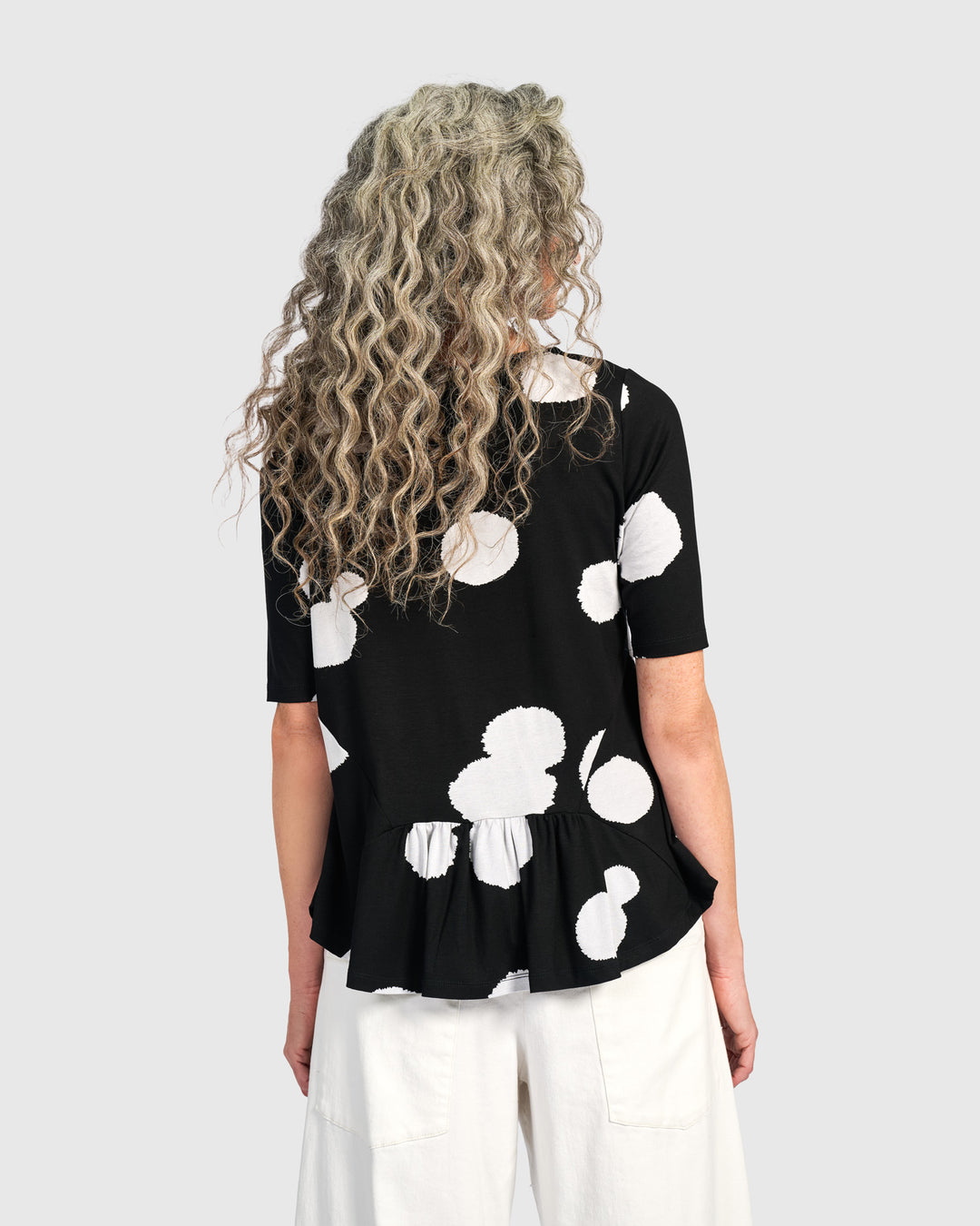Addison Flouncy Tee, Circles