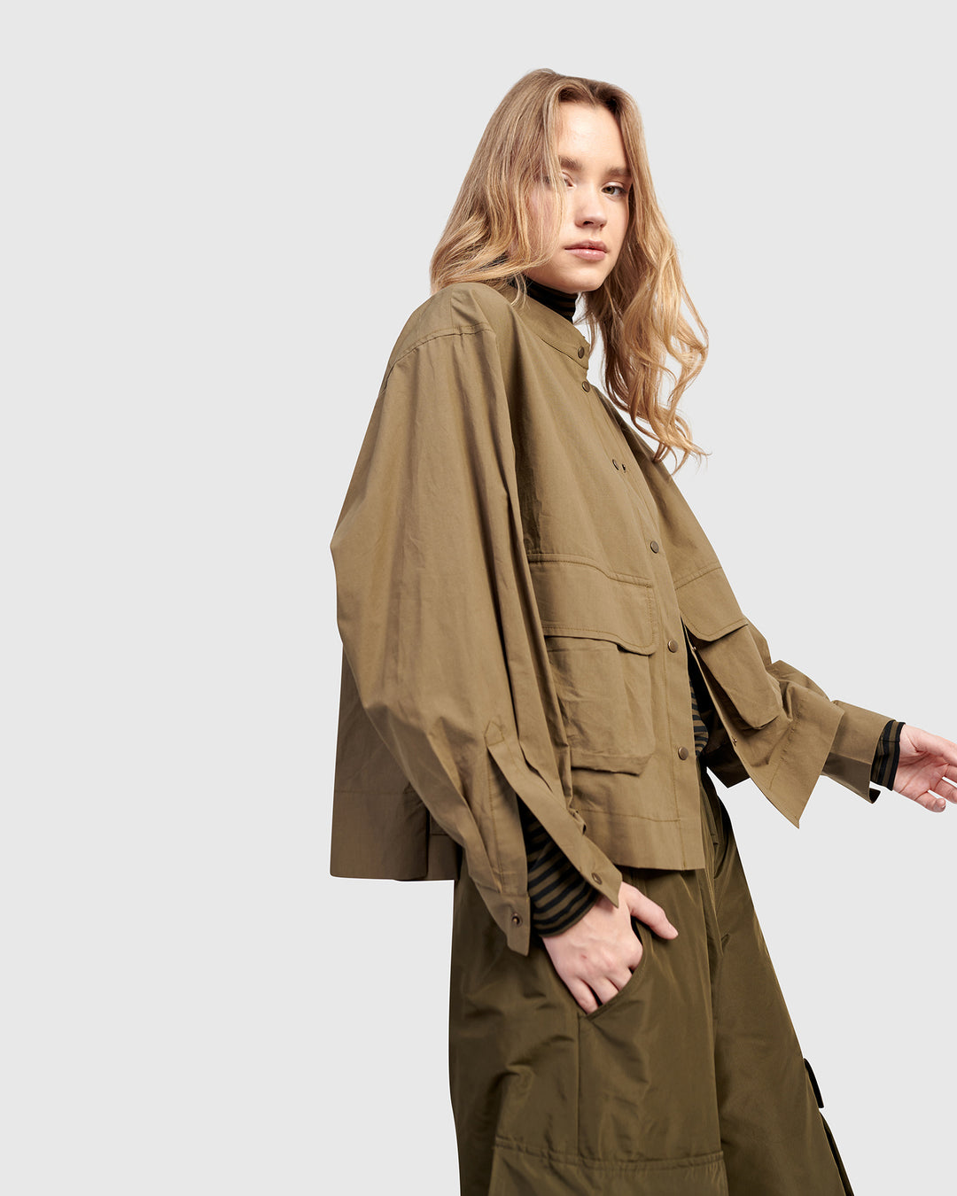Urban Canteen Cotton Shirt, Khaki