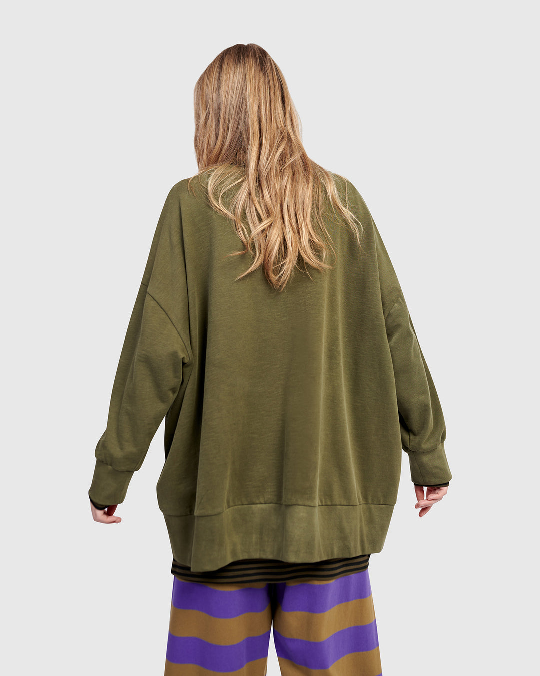 Urban Kasbah Cewneck Top, Olive