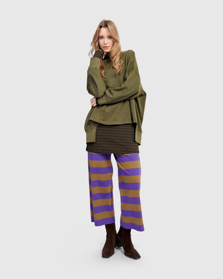 Urban Kasbah Cewneck Top, Olive