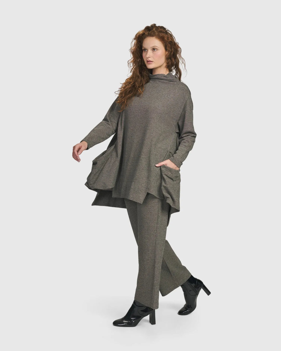 Essential Trapeze Top, Fog