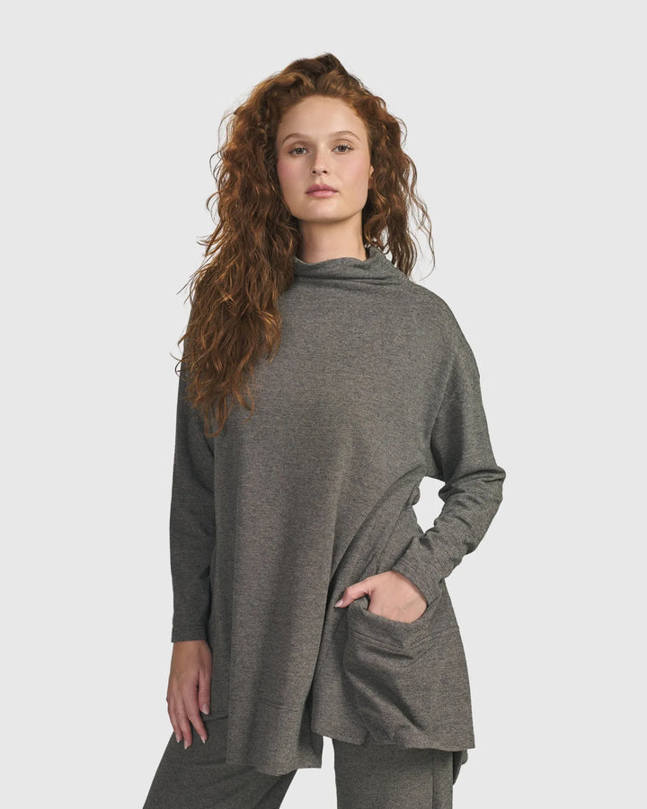 Essential Trapeze Top, Fog