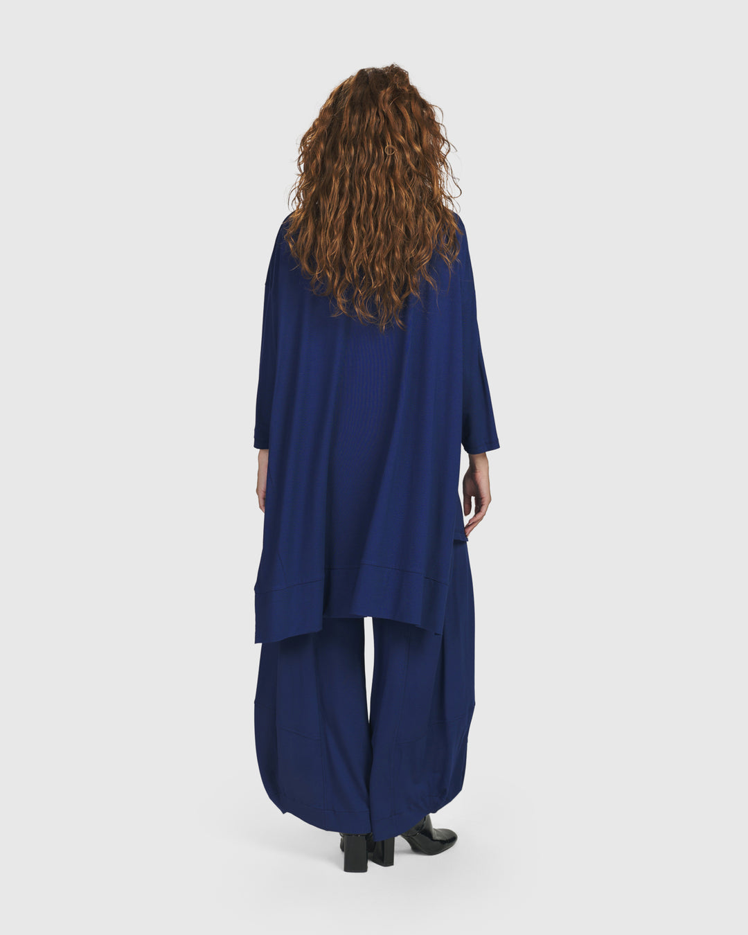 Essential Oversized Trapeze Top, Royal Blue