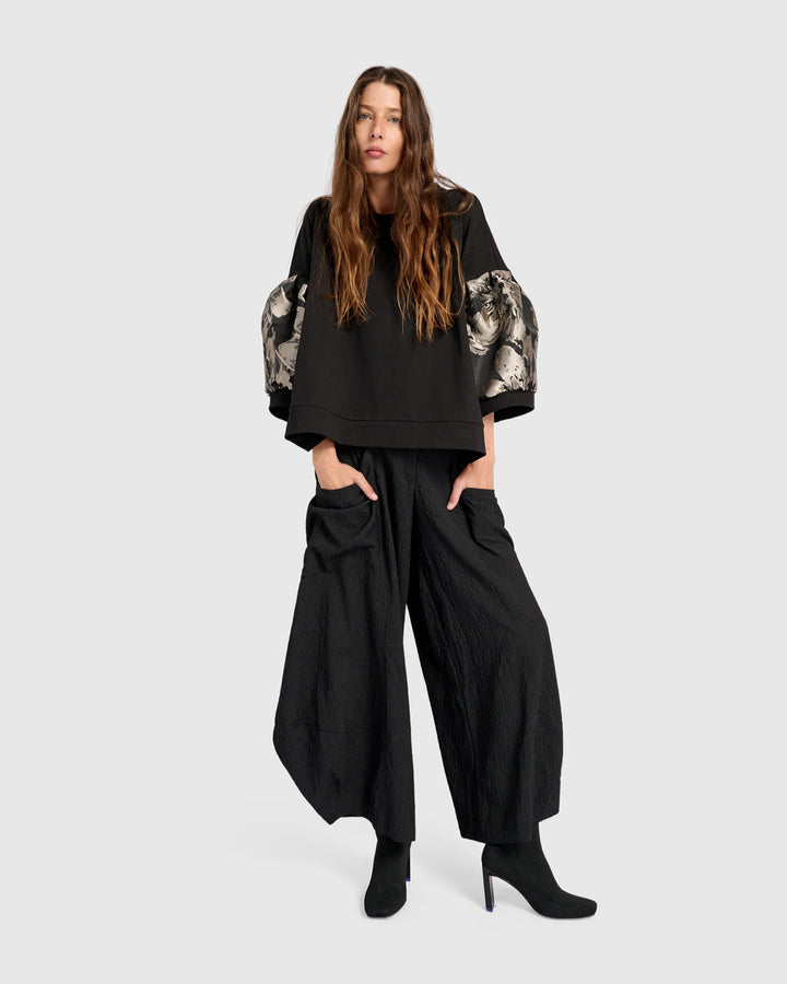 Reverie Puff Sleeve Top, Floral