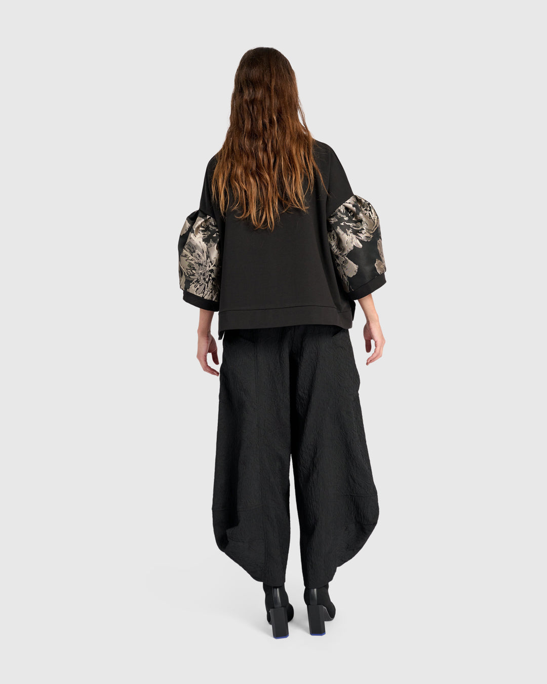 Reverie Puff Sleeve Top, Floral