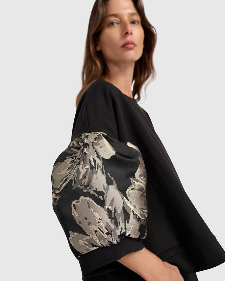 Reverie Puff Sleeve Top, Floral