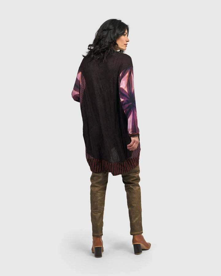 Anthea Tunic Top, Plum