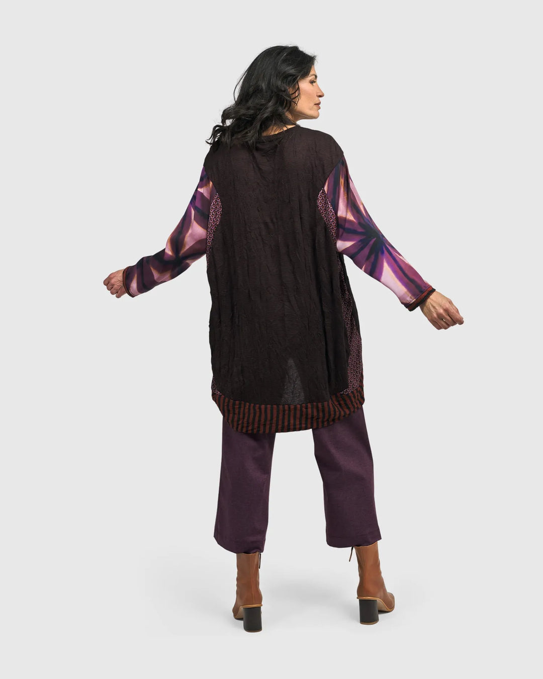 Anthea Tunic Top, Plum