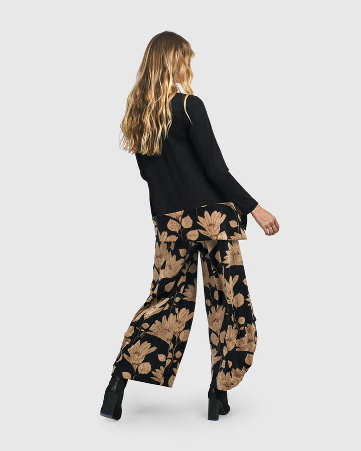 Tessa Velvet Punto Pants, Floral