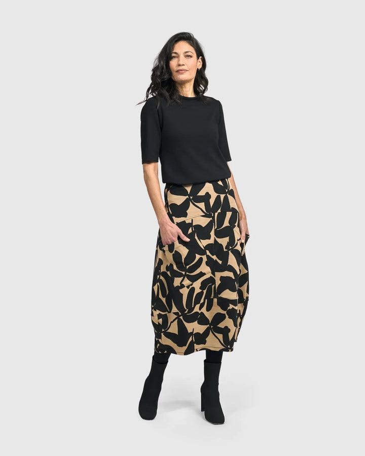 Pippa Cocoon Skirt, Blackout