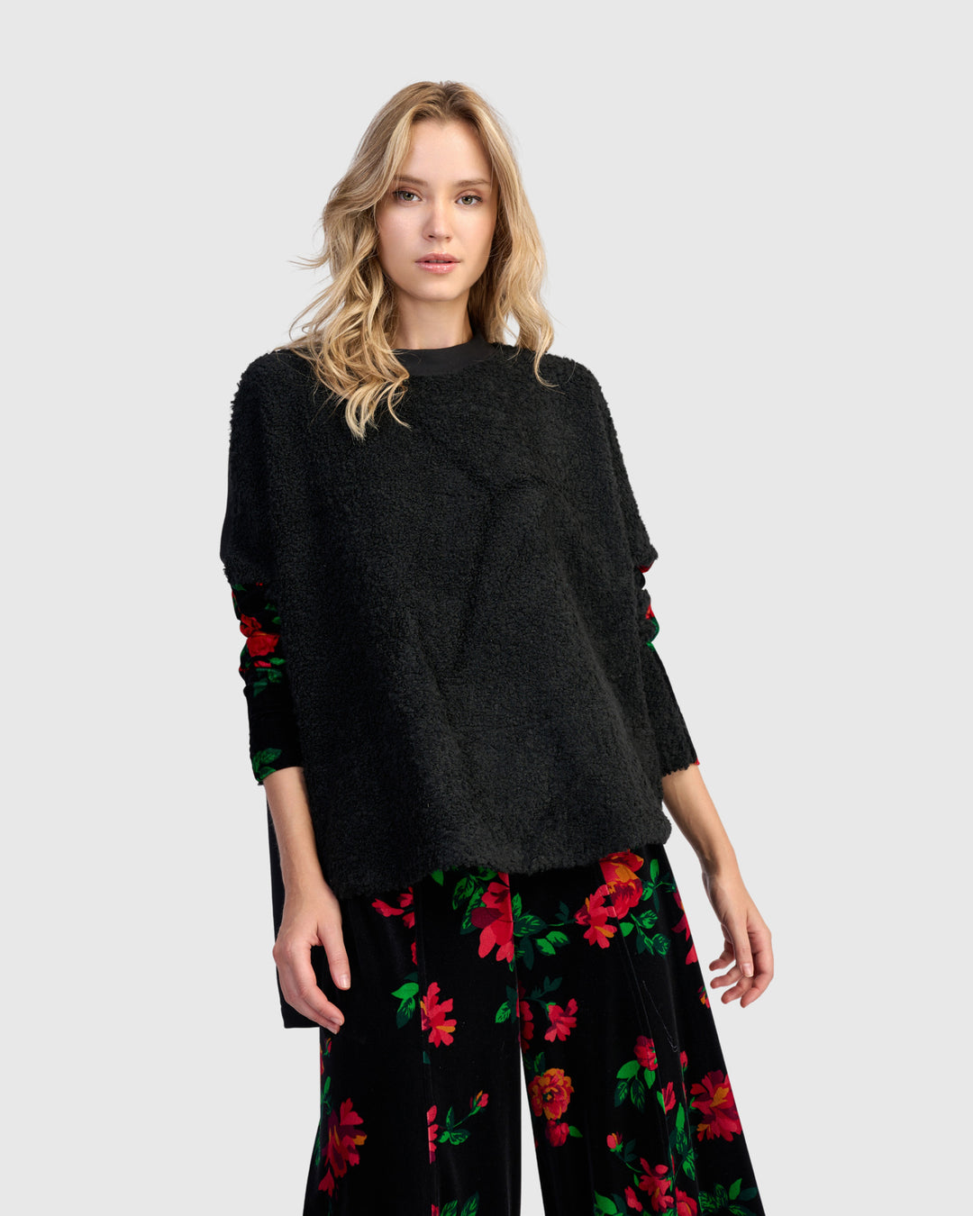 Spotlight Boucle Jumper, Roses