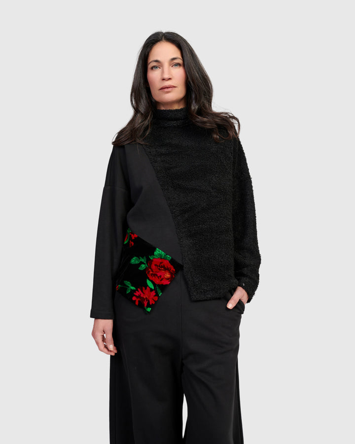 Razzi Boucle Jumper, Roses