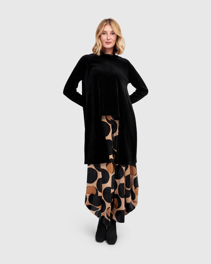 Velvet Punto Pants, Eclipse