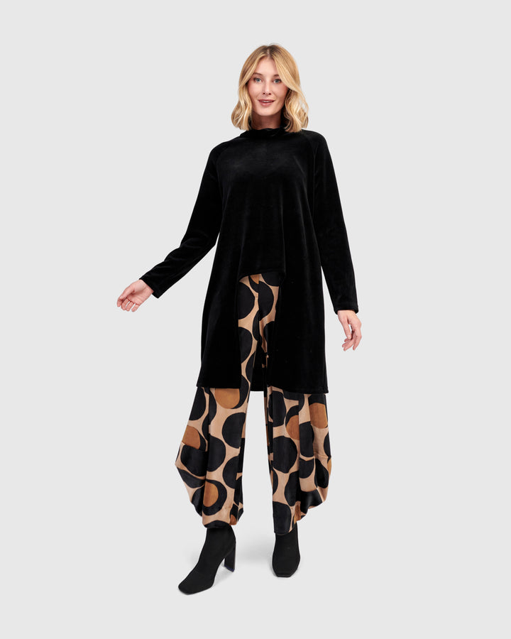Velvet Punto Pants, Eclipse