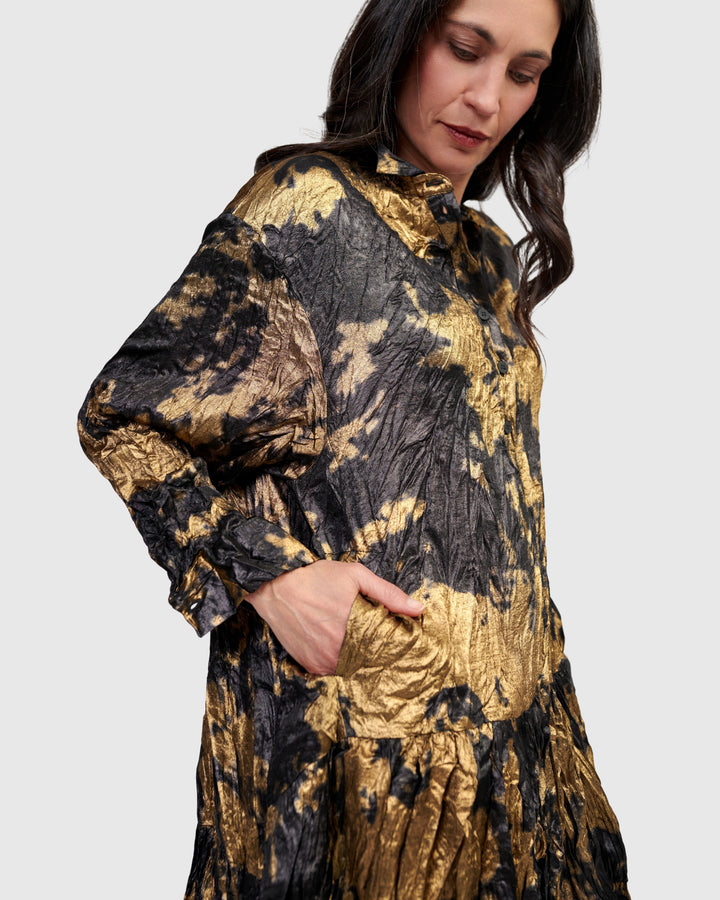 Sizzle Tunic, Gold