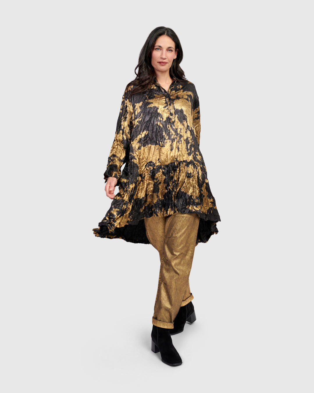 Sizzle Tunic, Gold