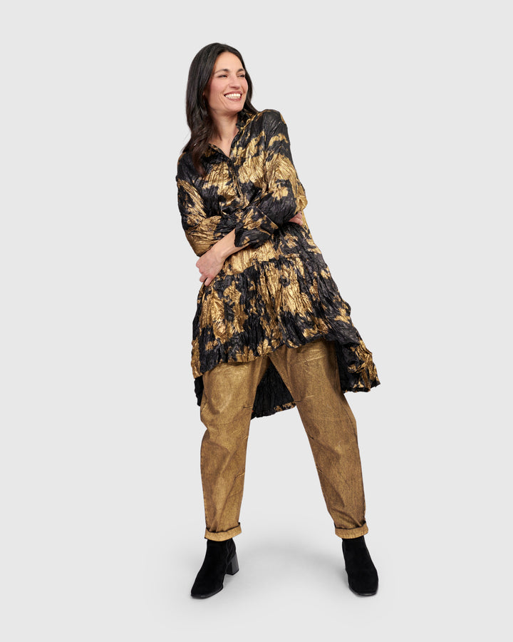 Sizzle Tunic, Gold
