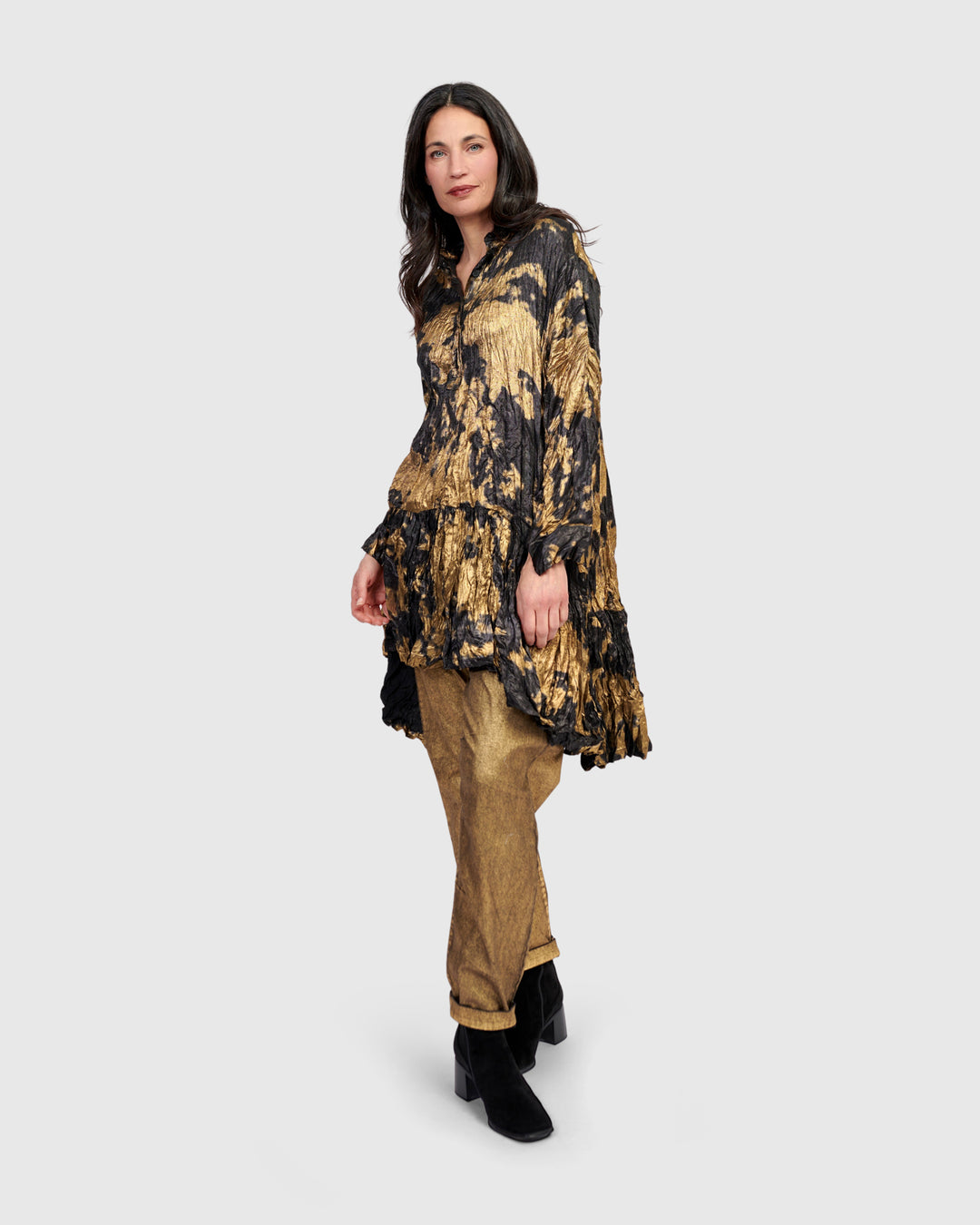 Sizzle Tunic, Gold