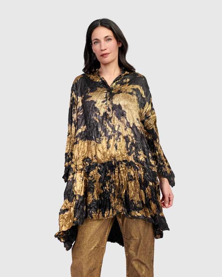 Sizzle Tunic, Gold