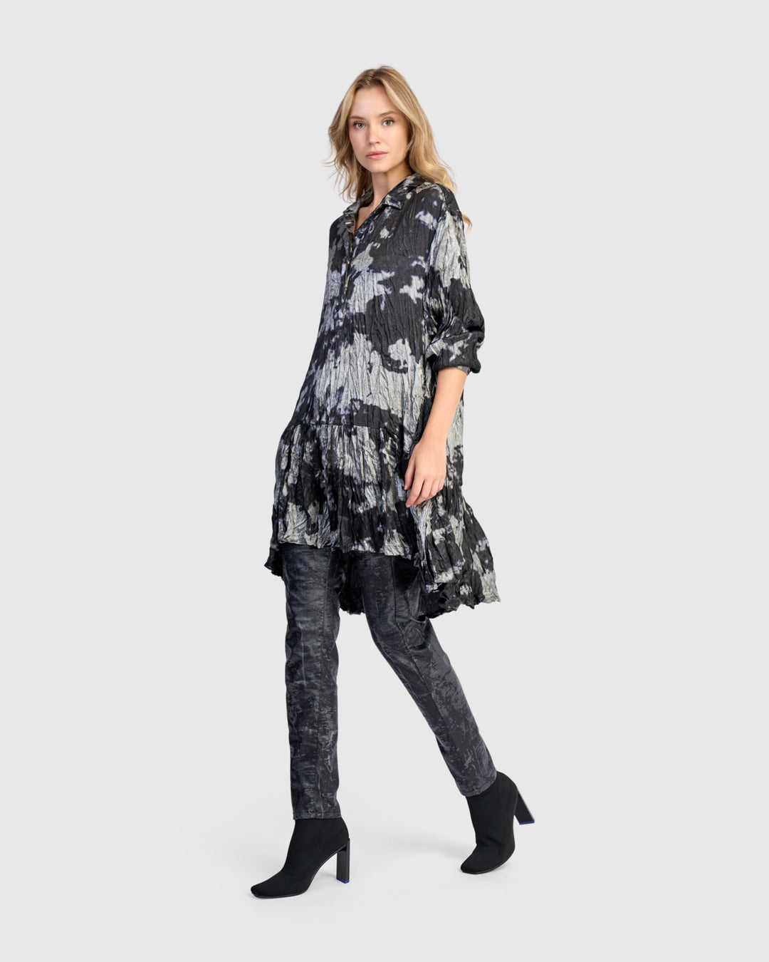 Sizzle Tunic, Silver