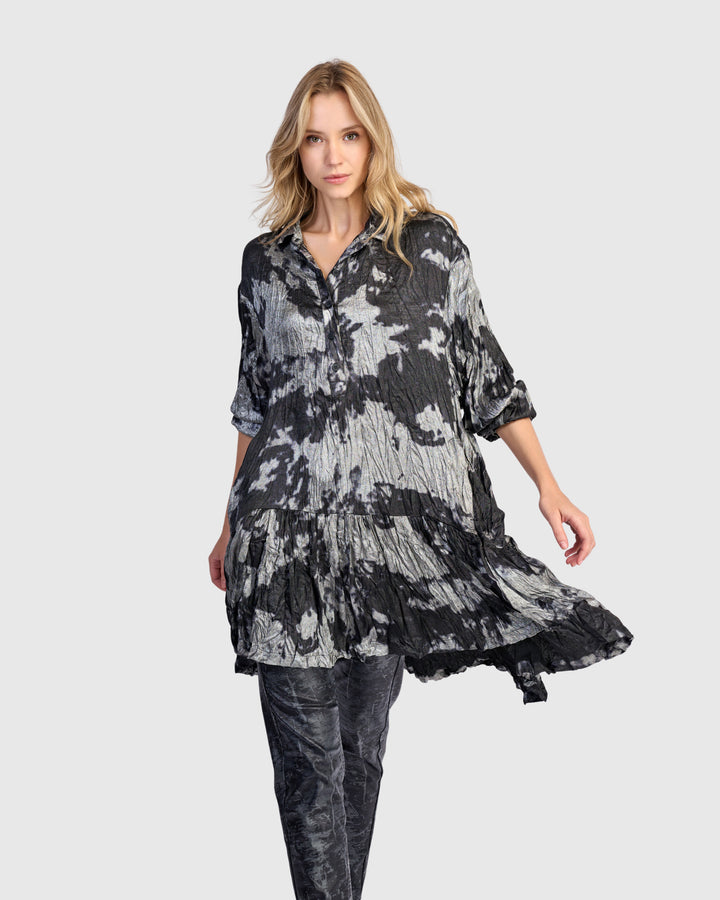 Sizzle Tunic, Silver