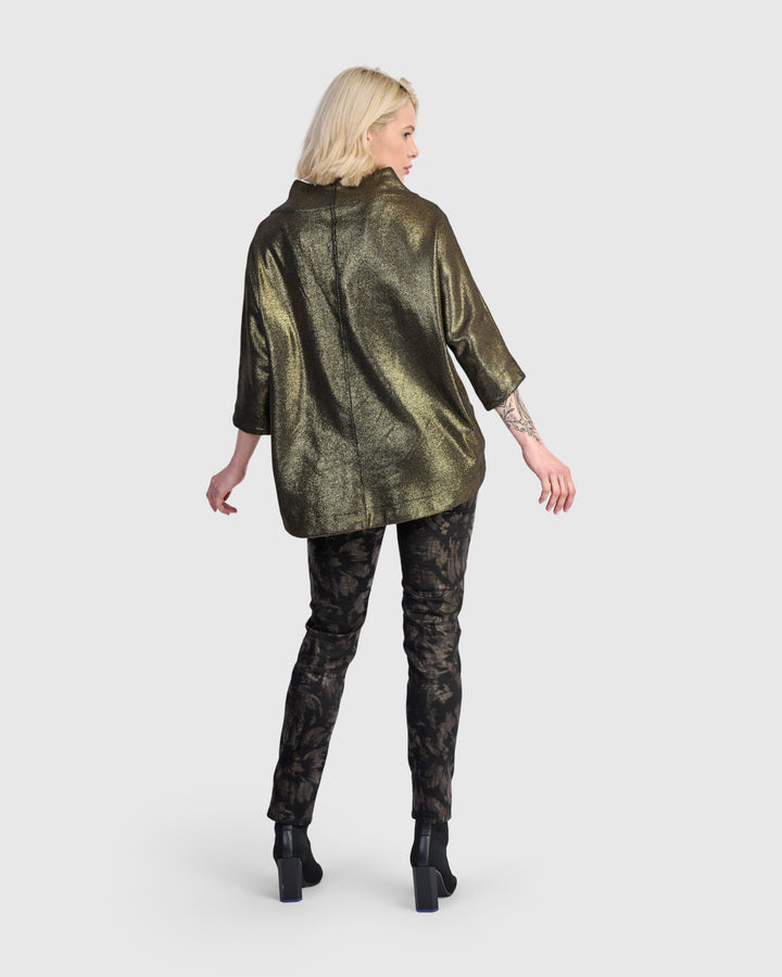 Roxy Pullover Top, Gold