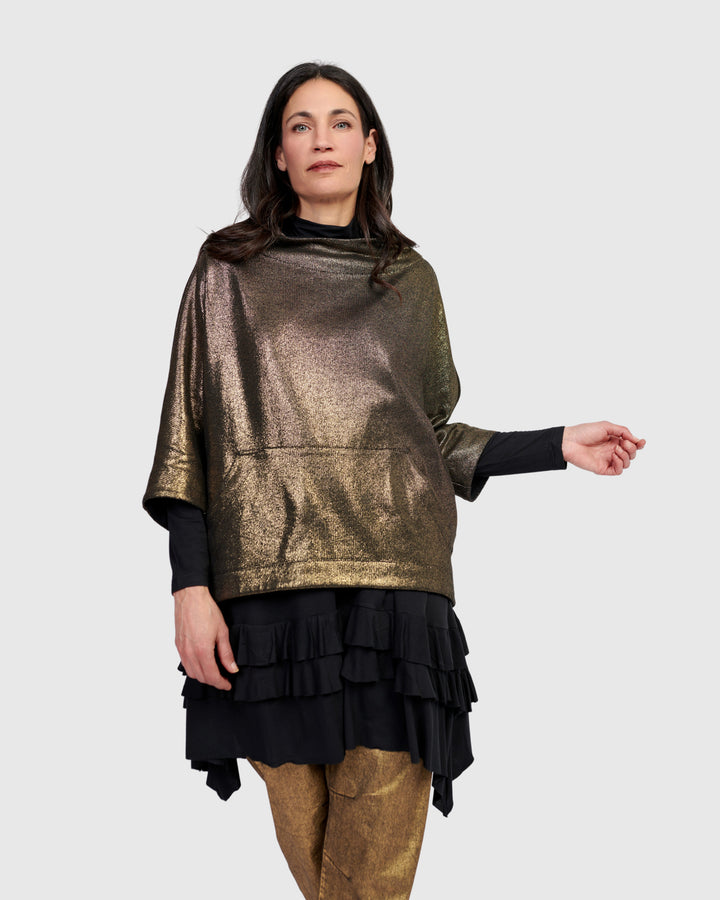 Roxy Pullover Top, Gold