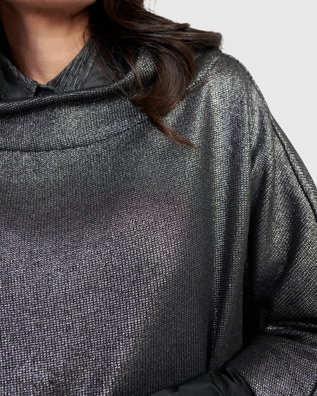Roxy Pullover Top, Silver