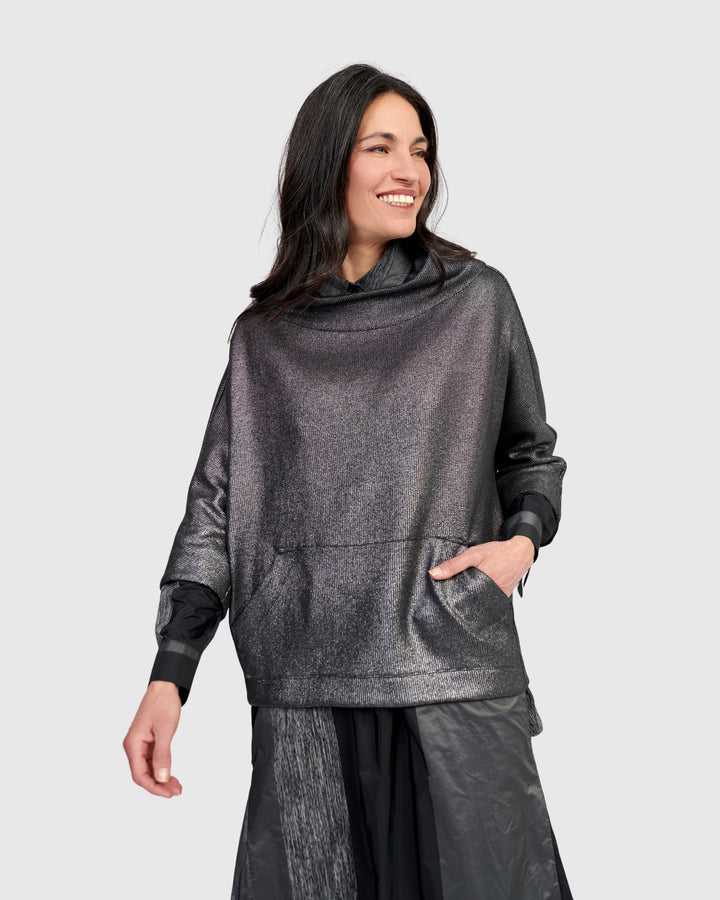 Roxy Pullover Top, Silver