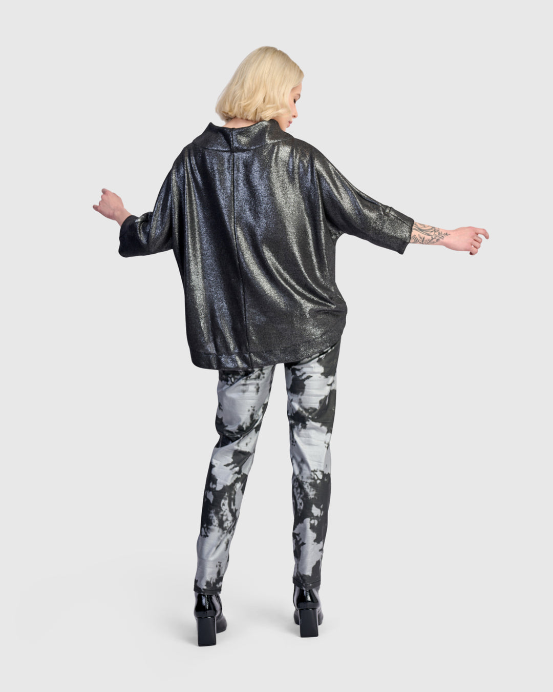Roxy Pullover Top, Silver