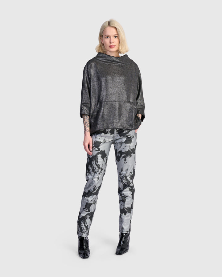 Roxy Pullover Top, Silver