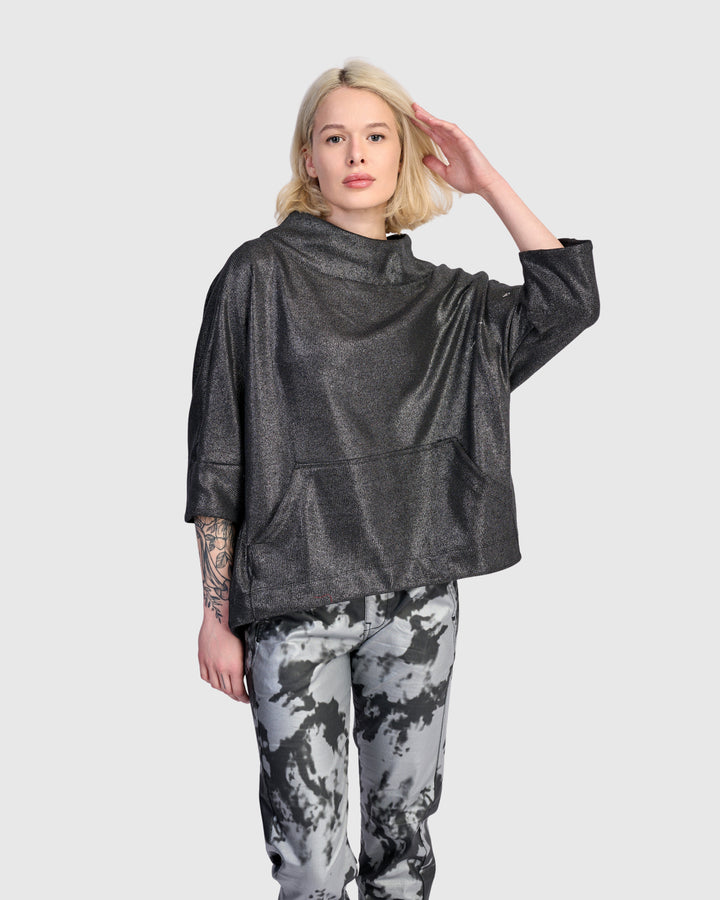 Roxy Pullover Top, Silver