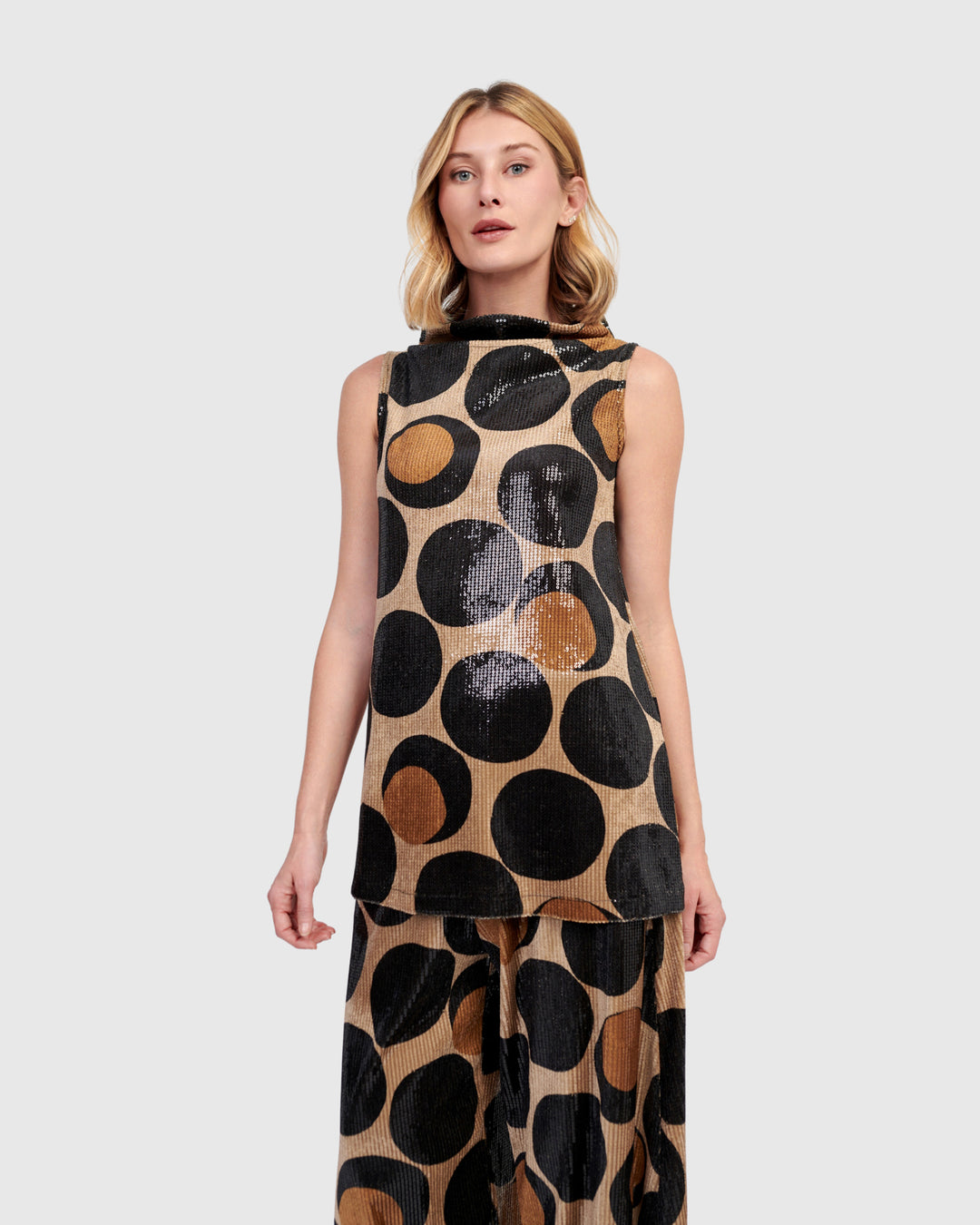 Tinsel Sequin Bistro Top, Eclipse