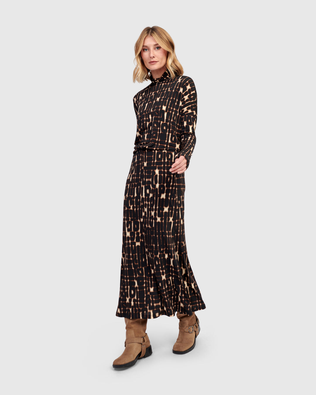 Glyph Pencil Skirt, Matrix