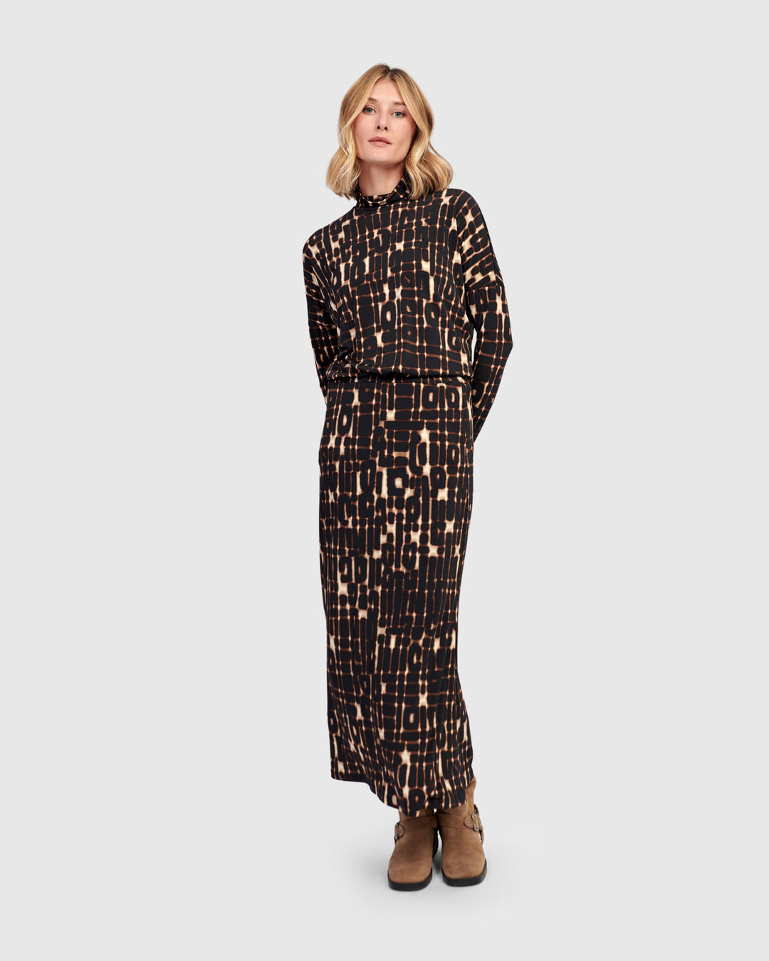 Glyph Pencil Skirt, Matrix