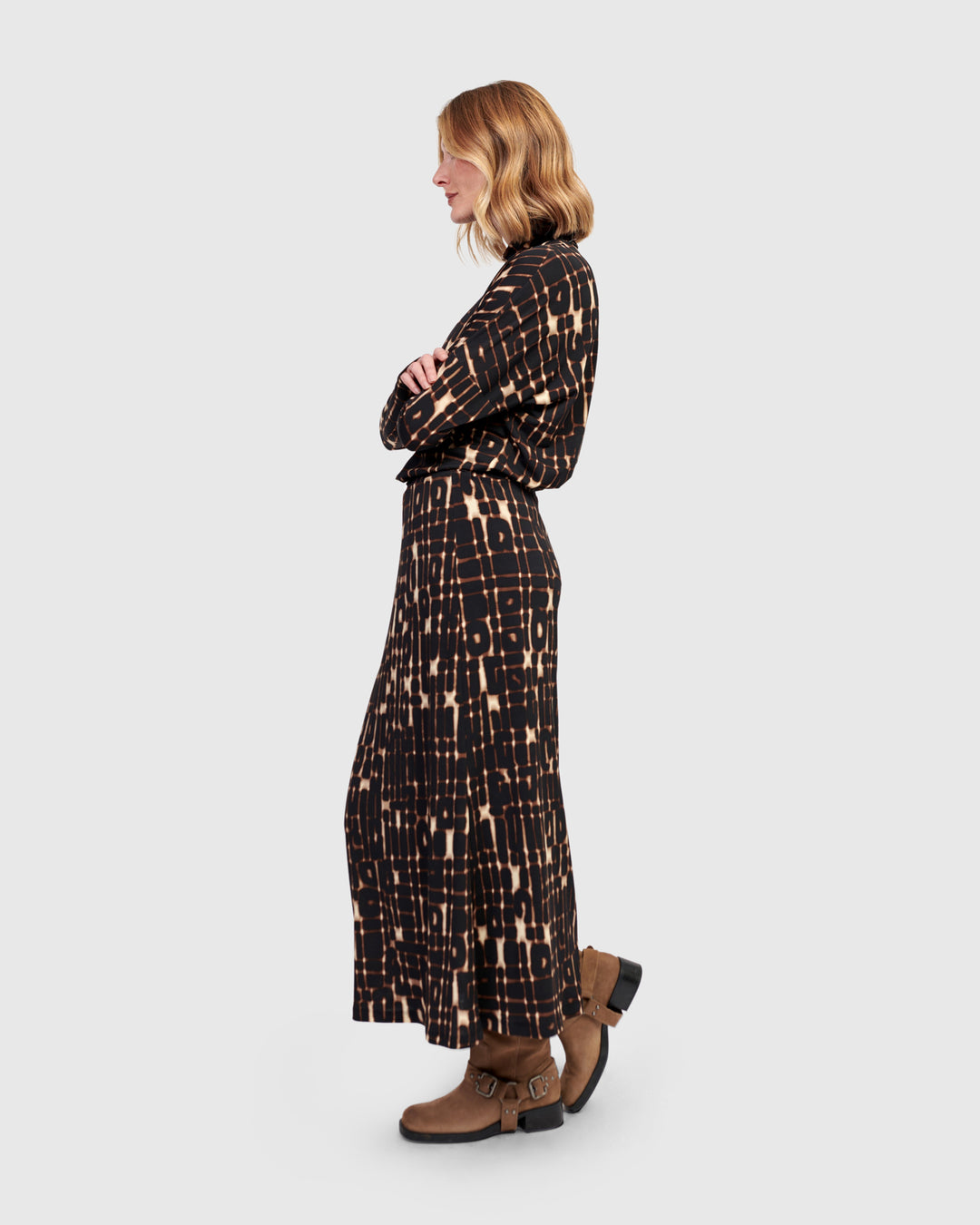 Glyph Pencil Skirt, Matrix