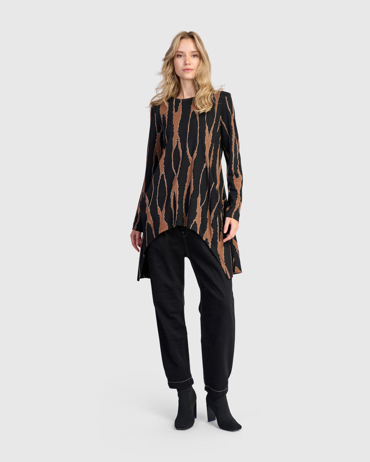 Lignette Pockets Top, Wood