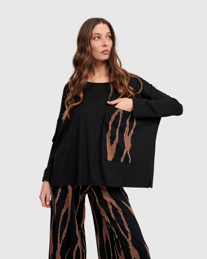Wist Pocket Top, Wood
