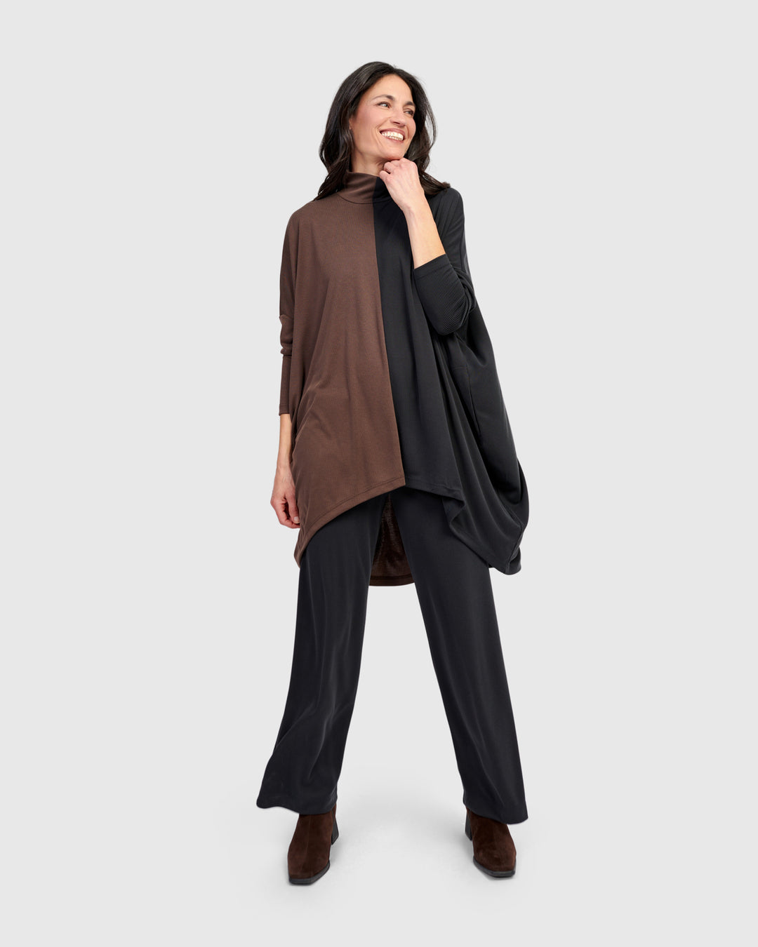 Echo Cupro Swing Turtleneck, Mix