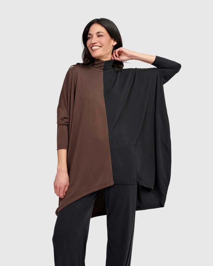 Echo Cupro Swing Turtleneck, Mix