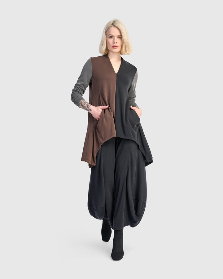 Essential Cupro Punto Pants, Black